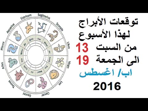 بالفيديو توقعات الأبراج لهذا الأسبوع من السبت 13 الى الجمعة 19 اب