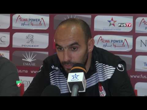 شاهد المؤتمر الصحافي لمباراة الفتح واتحاد طنجة