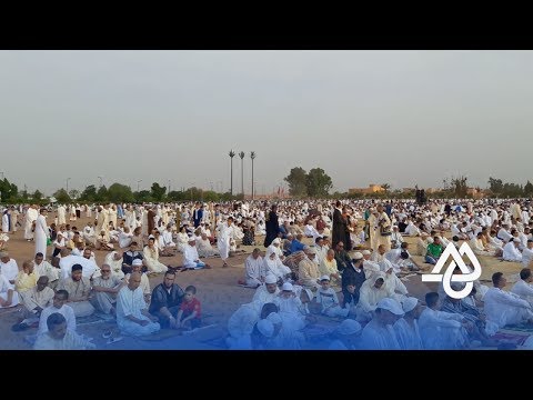 شاهد أجواء صلاة العيد في مراكش الحمراء