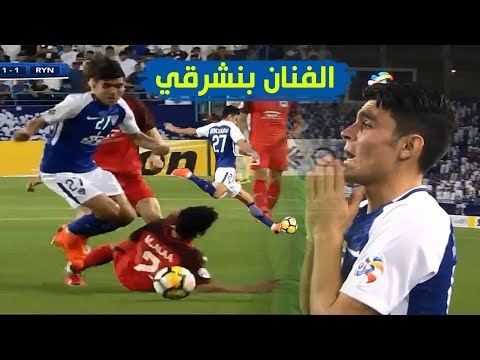 شاهد لمسات وتحركات أشرف بنشرقي أمام الريان