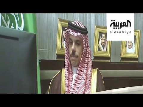 شاهد وزير خارجية السعودية يؤكد أن المملكة تقف مع لبنان وتتضامن معه