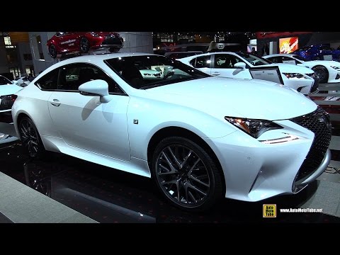 بالفيديو استعراض تصميم lexus rc350 awd fsport