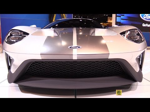 فيديو تصميم السيارة الجديدة 2016 ford gt